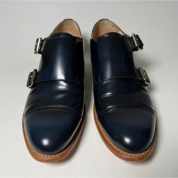 The Office of Angela Scott Mr. Colin Double Monk Strap Shoe - sz 36.5